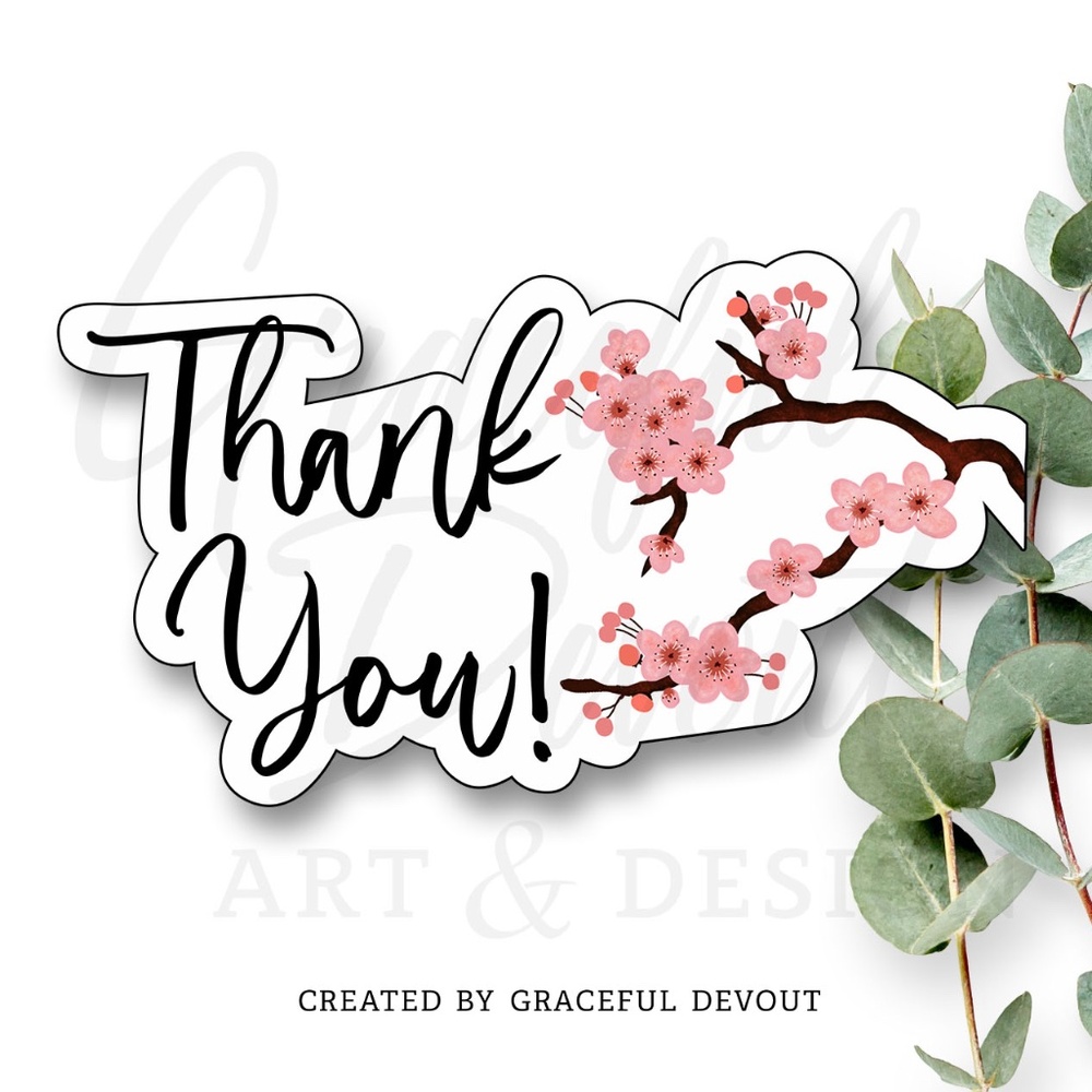 Thank You! - 2" (inches) (96ct.) Stickers